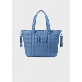 Bolso Acolchado Bebe Botanic Blue