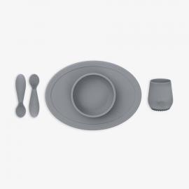 Tiny Set de Primeros Alimentos Gris +4M